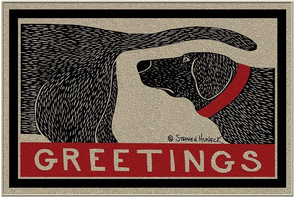 Thasaba Humorous Dog Sniffing Welcome Doormat Offers Unique Greeting to Your Guests