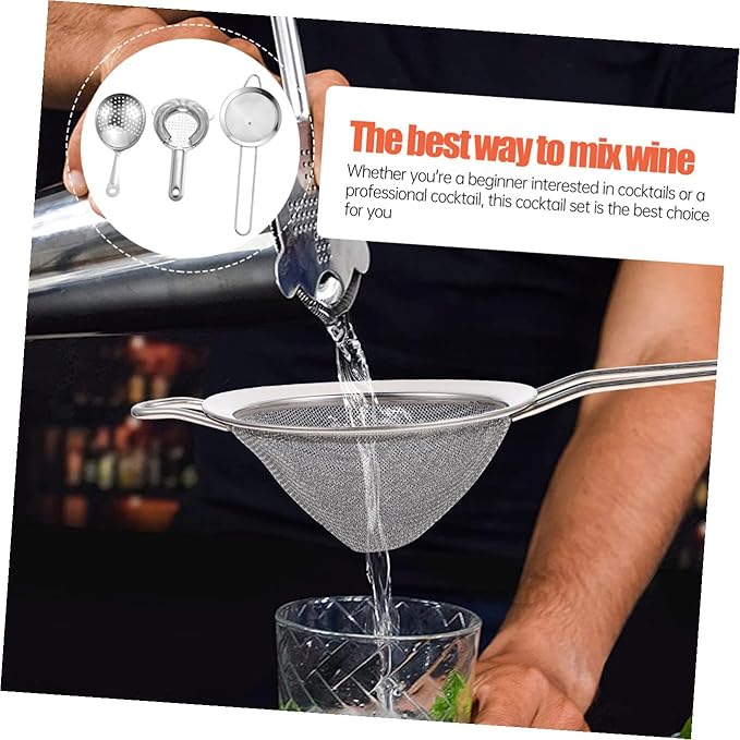 Coctelera de Acero Inoxidable con Filtro de Hielo miniatura 4