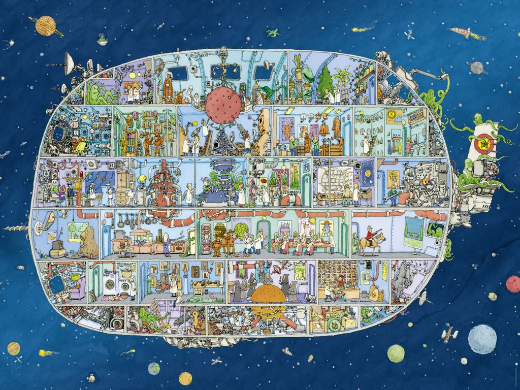 Amazon.co.jp: Spaceship Puzzle 1500 Teile : おもちゃ