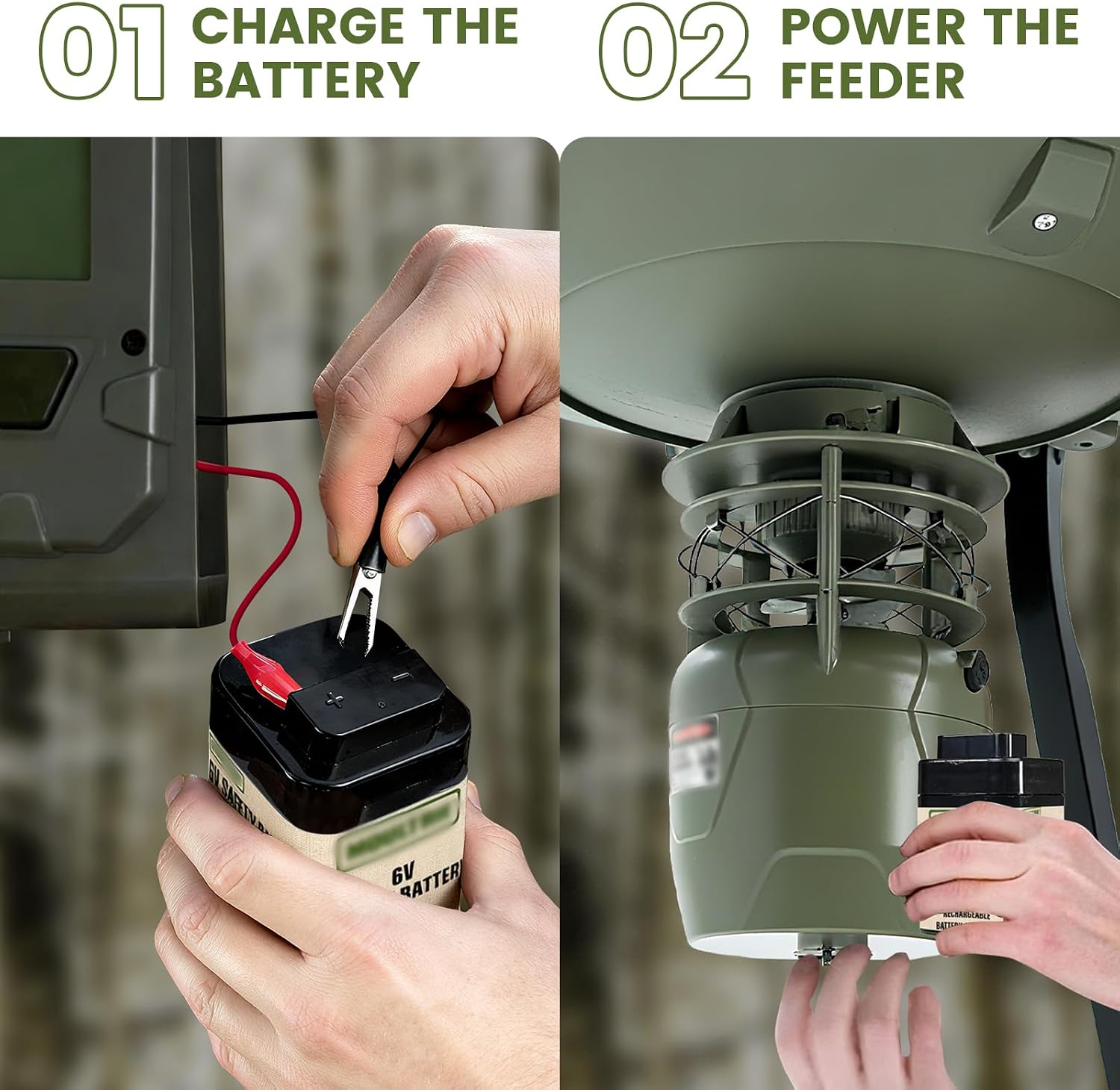 6V Battery Charger for Moultrie, Expert Power, Wildgame Innovations