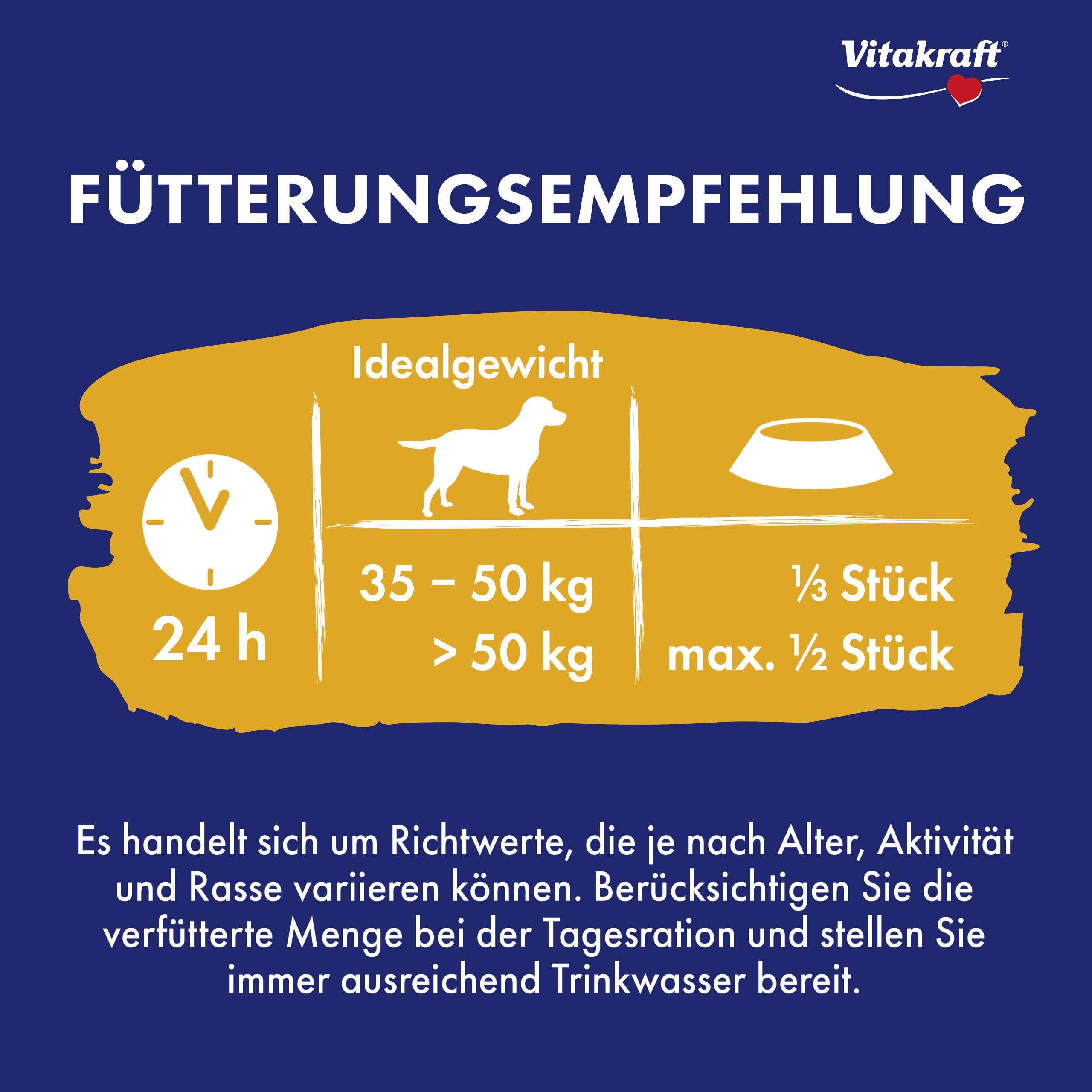 Vitakraft Dental Chews, Hundekauknochen, Kauknochen aus Rinderhaut, zur Zahnreinigung und Mundhygiene, ohne Zusatz von Zucker (8X 160g)