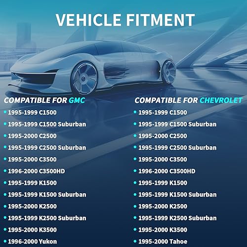 Miniatura 2 de IRONTEK 1 par de manijas interiores de puerta para el lado del conductor y del pasajero para Chevrolet CK Tahoe 95-00 Chevrolet Silverado 95-00 GMC