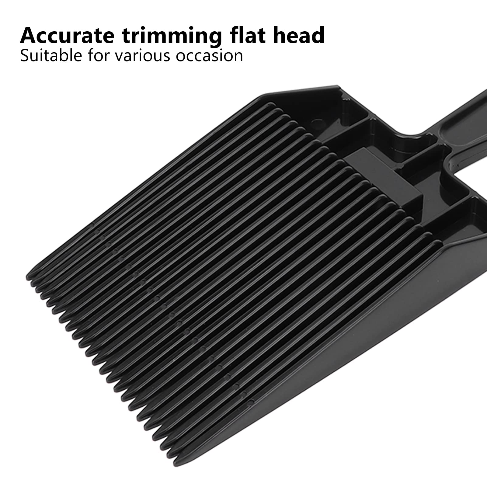 Flat Top Comb, 27x10. 5cm ABS Ergonomic Trimming Flat Top Guide Hair Comb Barber Combs Hairdressing Comb Lightweight for Barber Shop - Image 3
