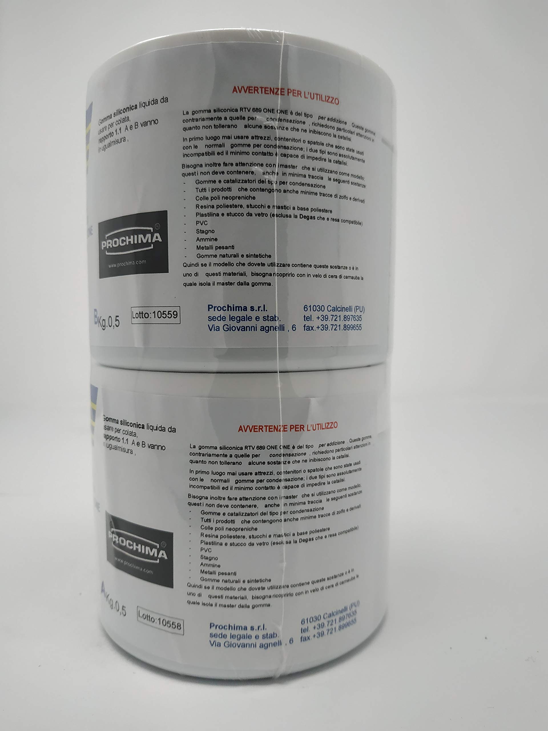 PROCHIMA GS550AT01K1 Silikongummi Rtv-689 1:1 A+B, 1 kg