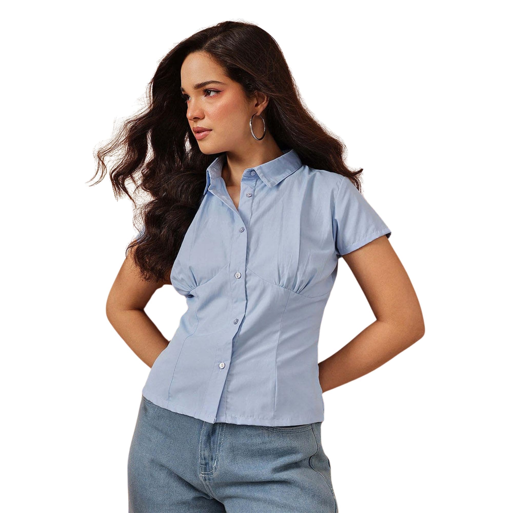 street9 Women Solid Casual Blue Shirt | shr000010528-picture-18