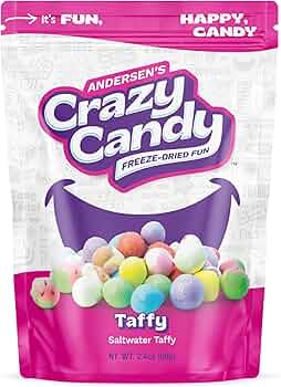 その他 Candy Amazon.com : Crazy Candy Freeze Dried Taffy - Salt Water Taffy
