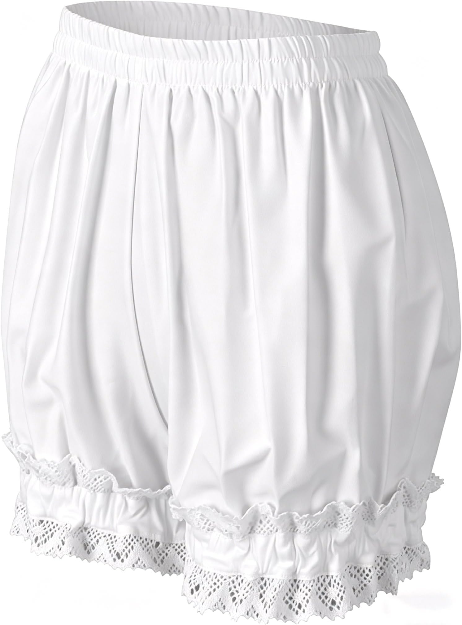 Women's Cotton Lolita Bloomers Maid Ruffle Pumpkin Pants Shorts