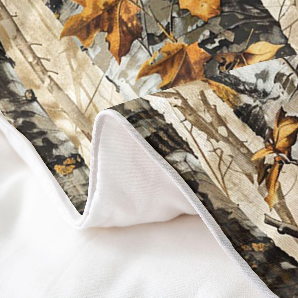 Erosebridal Vintage Camo Woods King 100% Cotton Duvet Cover for Kids Boys