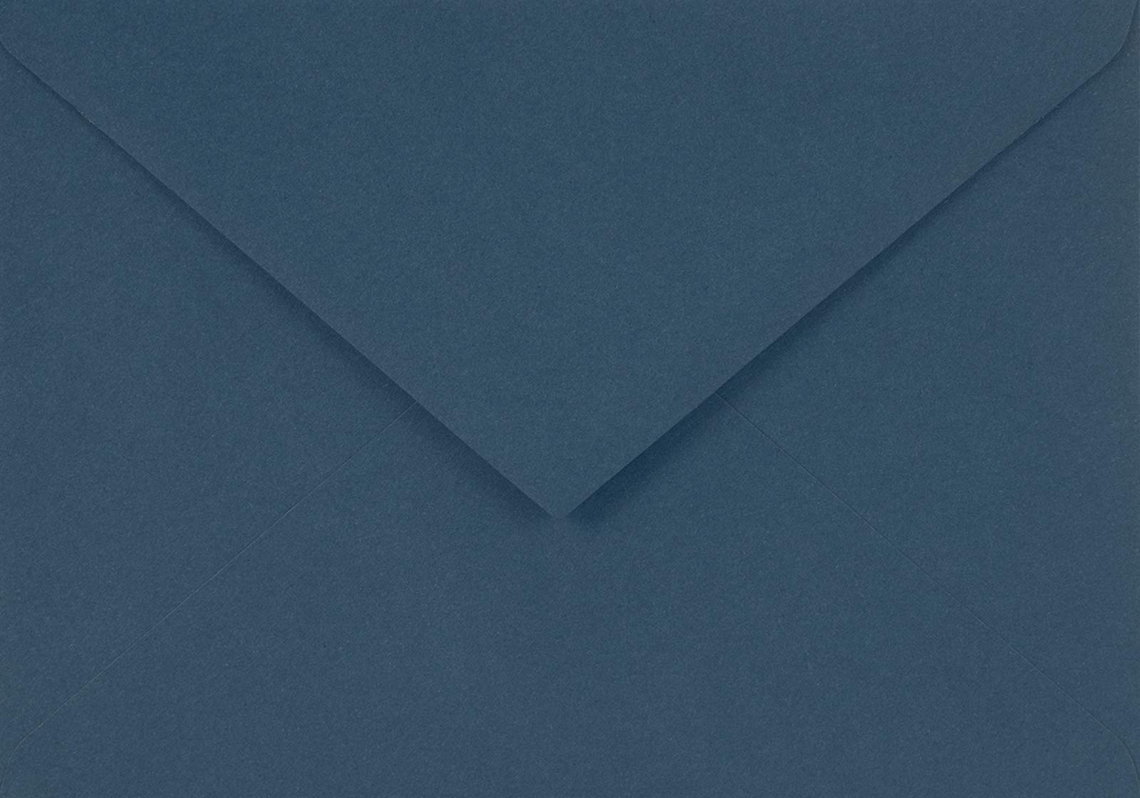 Netuno 500 blue coloured envelopes DIN C6 114x162mm 4.49x6.39 inches 115gsm Sirio Color Blu pointed gummed flap no window for wedding invitations birthday greeting cards Christmas vouchers RSVP flyers — image 1
