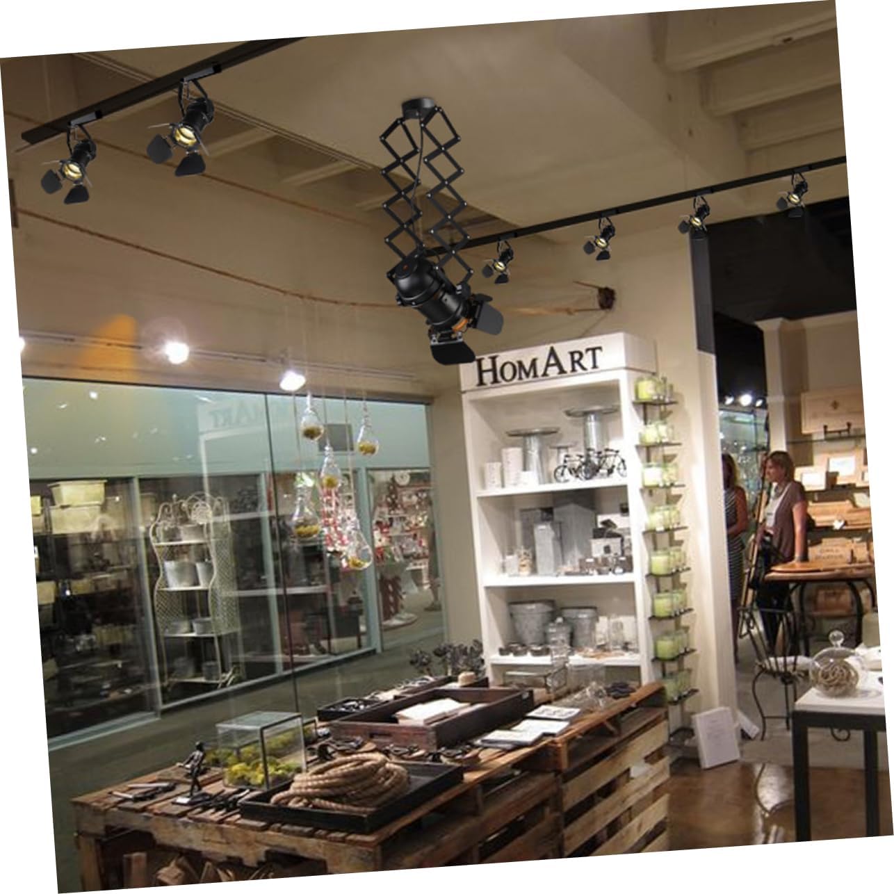 Black Flush Mount Ceiling Light Led Track Spotlight Indoor Hallway Light Fixtures Easy Install