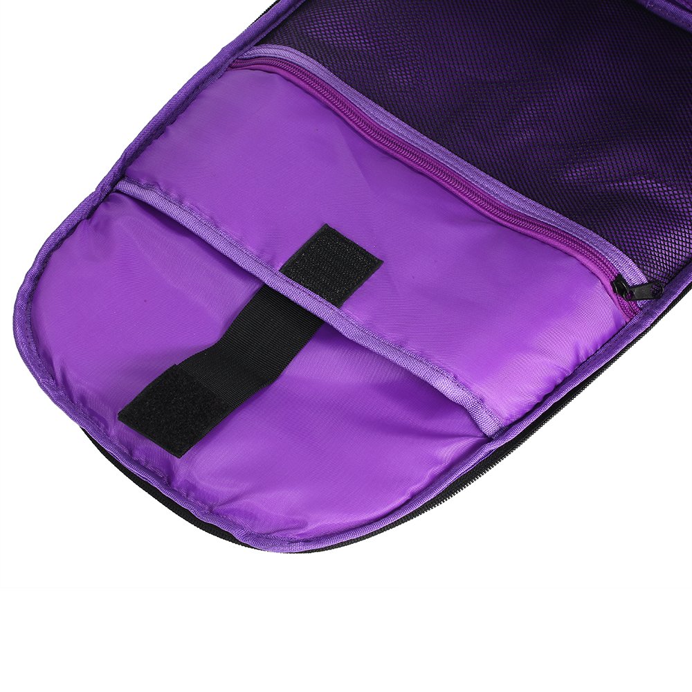 Plecak na Aparat, Plecak Fotograficzny o Dużej Pojemności, Wyściełana Wkładka, Profesjonalna Torba na Aparat, Regulowane, Odpinane Przegródki (PURPLE)
