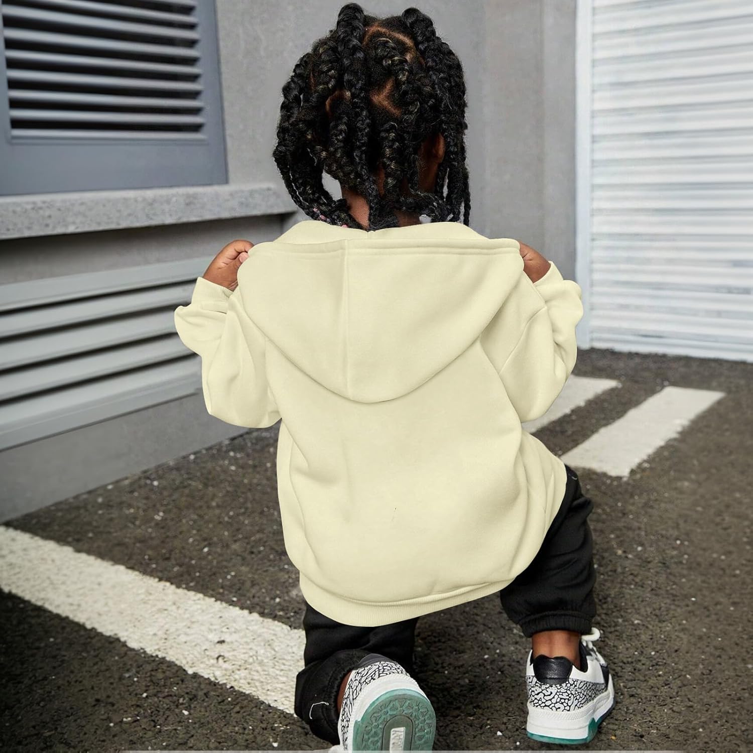 BeWithYou Girls Los Angeles Hoodie California Sweatshirt for Teens Cute Preppy Kids Hoodies Aesthetic Letter Graphic Pullover - Image 3