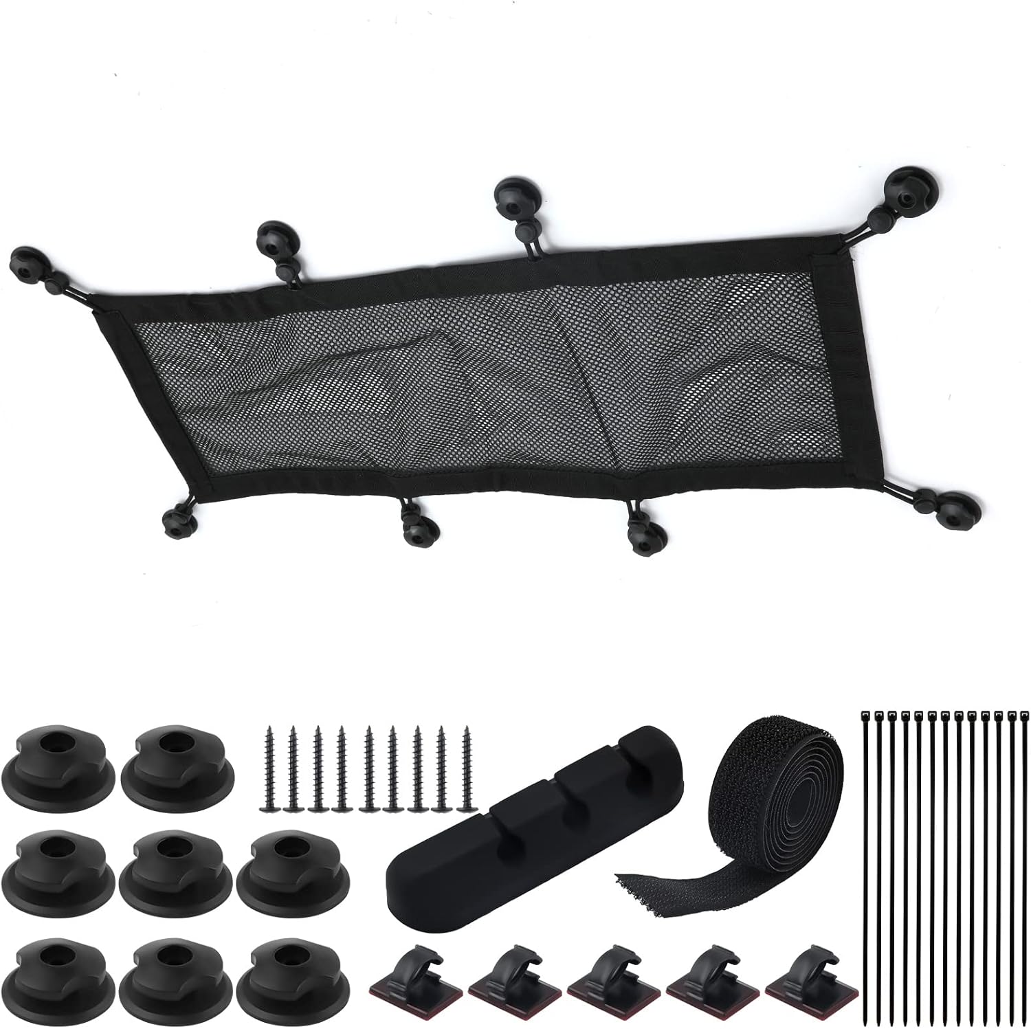 Cable Management Mesh Net Under Desk 26x10inch, Wire Mesh Cable