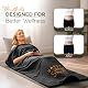 Happy Sol Far Infrared Sauna Blanket for Home, Portable Infrared Sauna Blanket for Therapy, Convenient Arm Holes, Sauna Blanket for Detox, Suitable for Relaxation and Exercise Recovery, Very Low EMF Product Image 5