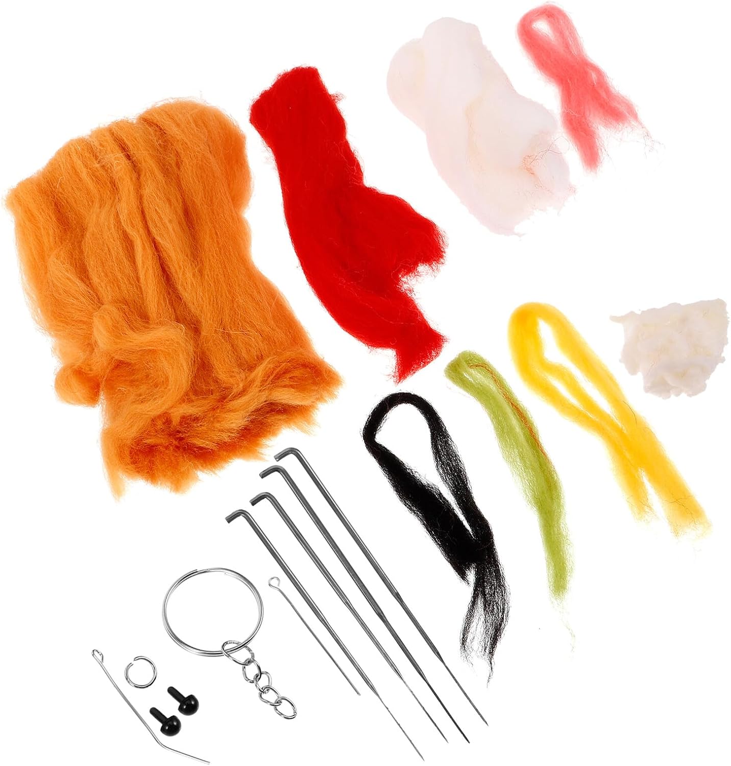 TEHAUX Needle Felting Supplies Set for Mom, DIY Wool Felt Ornament