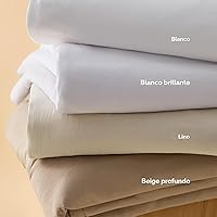Vista 9 de Bedsure Funda de edredón blanca de tamaño matrimonial, suave, prelavado, 3 piezas, 1 funda de edredón de 80 x 90 pulgadas con cierre de cremallera