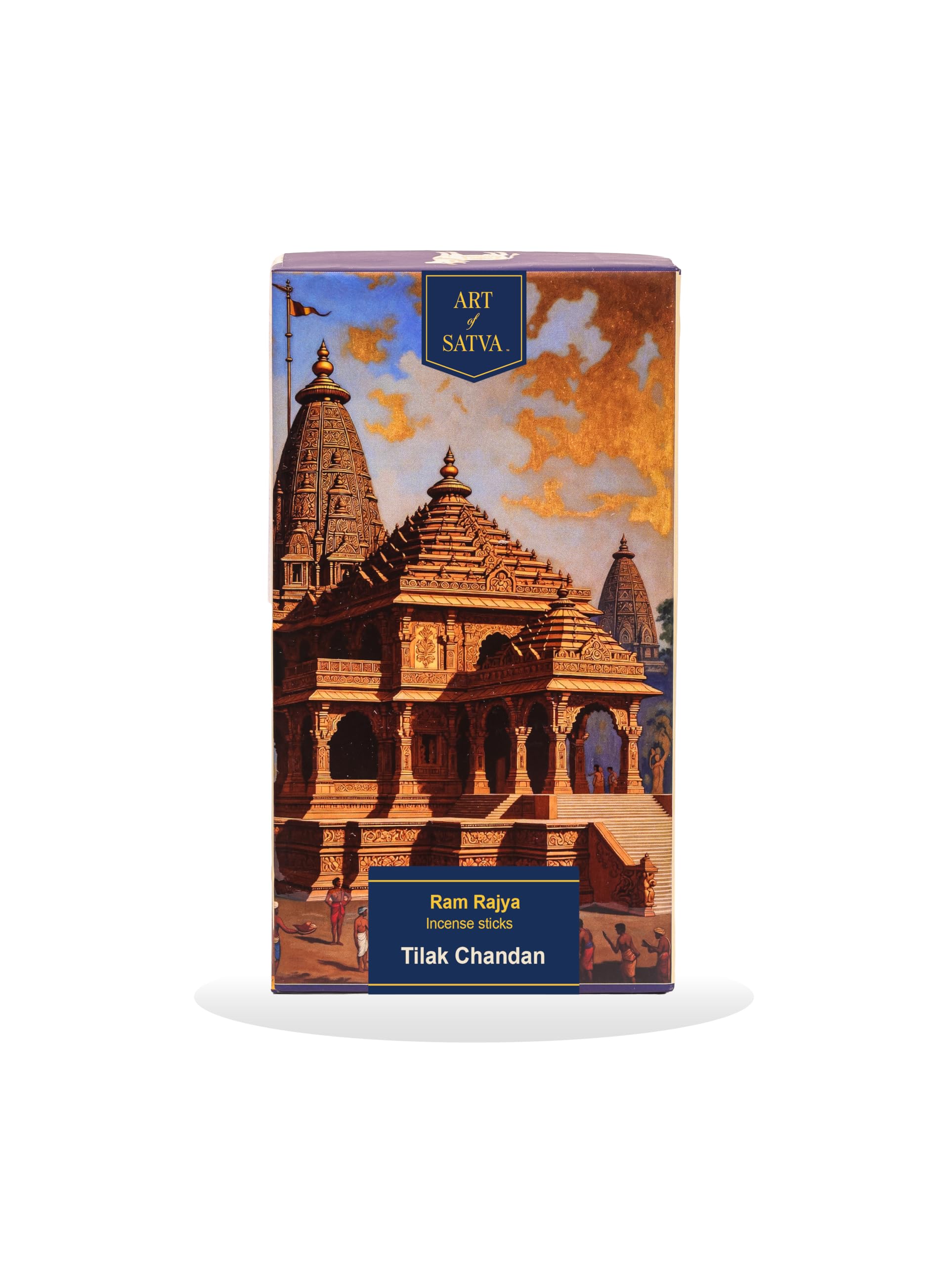Luxury Incense Sticks | Ram Rajya Tilak Chandan Sticks for Pooja, Meditation & Aarti | Natural Chemical-Free Smokeless Agarbatti | Free Dhoop Holder | Eco-Friendly | Pack of 40-picture-19