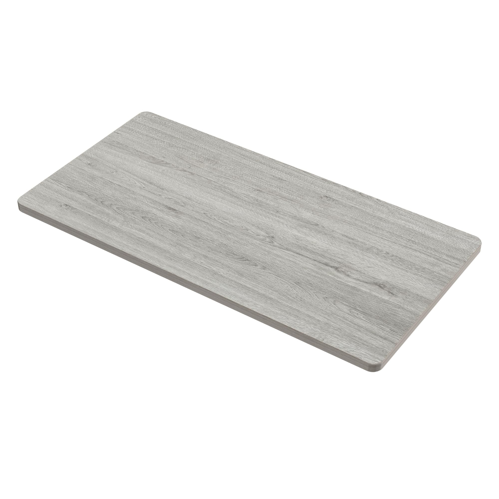 SANODESK Universal Tabletop 55"x28"x1" Thickness One-Piece Table Top Rectangular Particle Board for Standing Desk and Home Office Desk Countertop DIY,