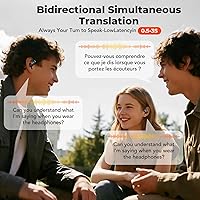 Vista 3 de ERAZER X8 - Auriculares de traducción en tiempo real - Auriculares de traductor de idiomas AI 135, Audifonos Traductores Inglés Inglés, dispositivo