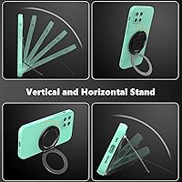 Vista 5 de MINDSKY Soporte magnético de doble cara para teléfono celular, soporte de agarre compatible con fundas Magsafe Series iPhone 12, 13, 14, 15