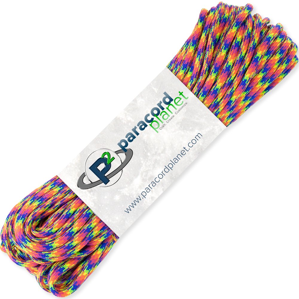 PARACORD PLANET 50 Feet Type III 550 Paracord Kaleidescope — image 1