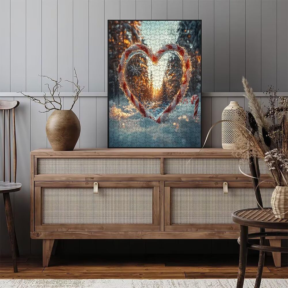 Puzzle 2000 Pezzi, Amore Fiocchi Di Neve 3D Puzzle per Adulti Impegnativo, Educa Puzzles Artistico, Divertente E Stimolante Puzzles Decorativo per La Famiglia, Regalo e Decorazione Pareti DX0YL6-17