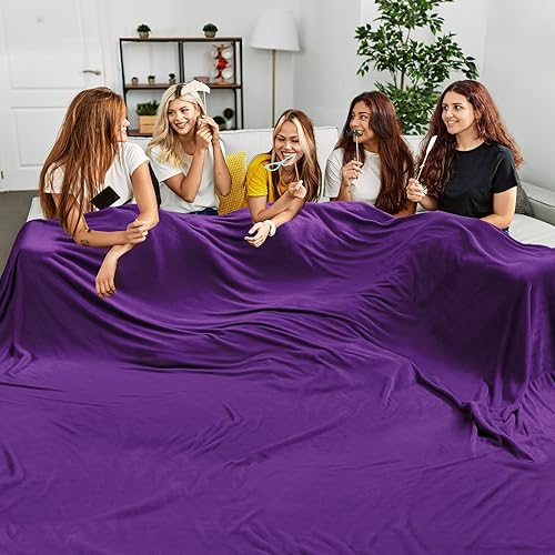 Manta suave de gran tamaño, manta gigante de vellón de 120 x 120 pulgadas, manta cálida California King para toda la familia, cama, sofá, viajes,