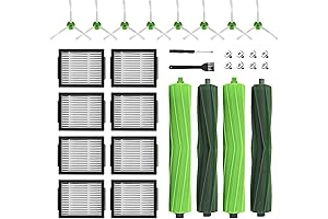 Roomba iRobot Accessories Replacement Parts Including 4 Roller Brushes, 8 Filters, and 8 Side Brushes