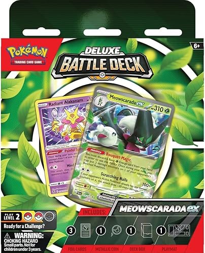 Miniatura 2 de Pokémon TCG MeowscaradaQuaquaval ex Deluxe Battle Deck