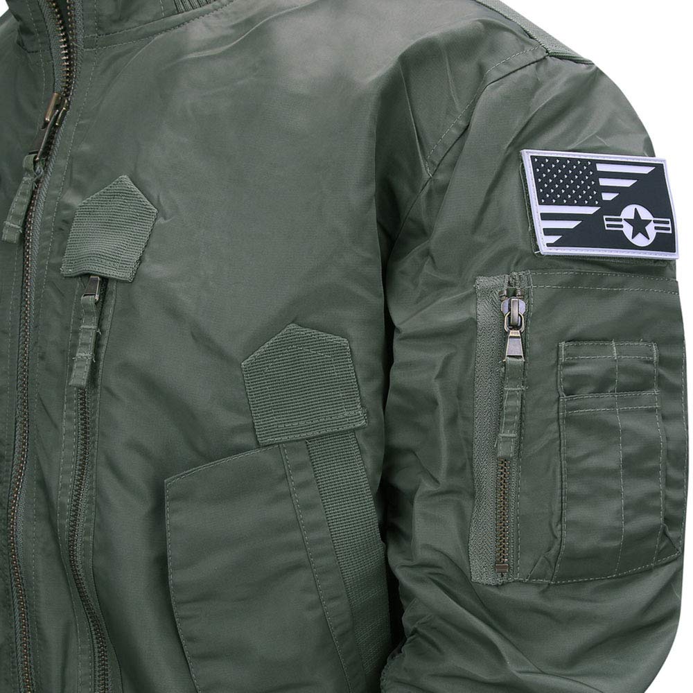 Fostex Garments Bomber leggero tattico F-35 militare (Verde