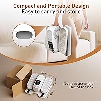 Vista 9 de Under Desk Elliptical Exercise Machine, Elliptical Leg Exerciser as Seen on TV, 12 Speeds Leg Exerciser While Sitting for Seniors, Electric Seated