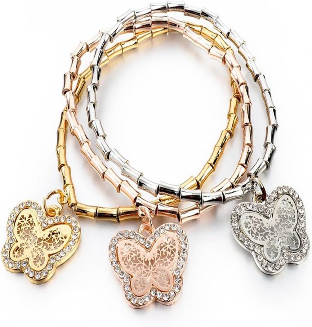 Hot And BoldMultilayer Love Charm Bracelet. (Heart/Love Charm)