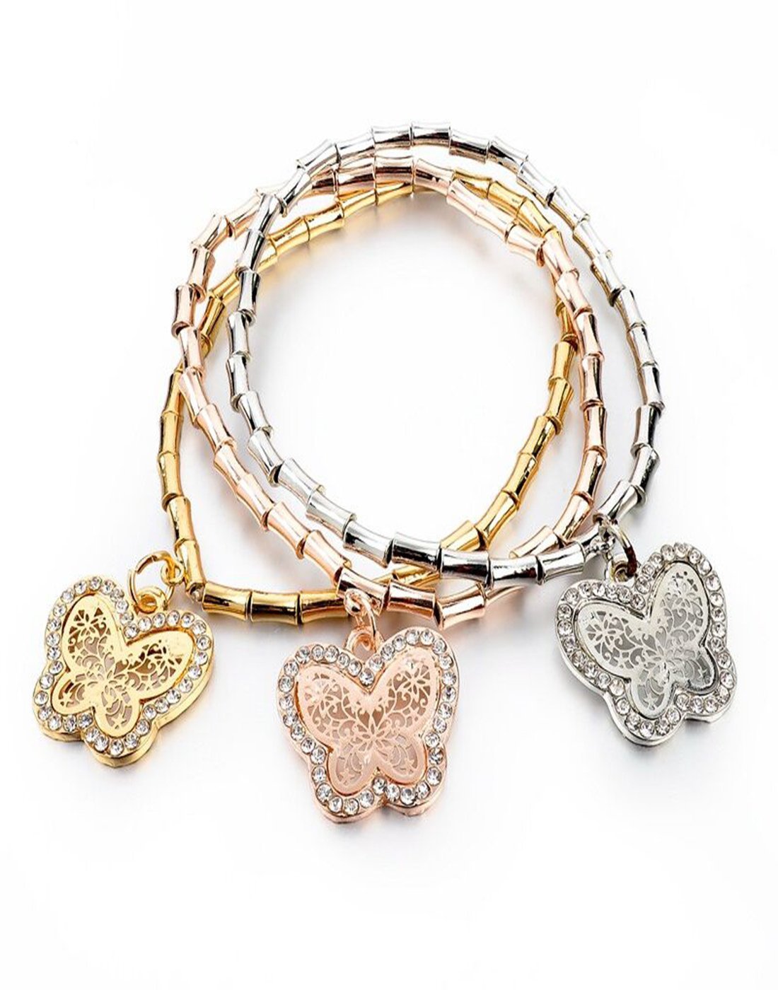 Hot And BoldMultilayer Love Charm Bracelet. (Heart/Love Charm)
