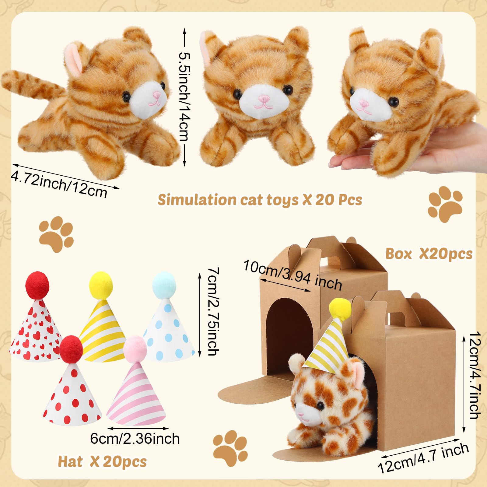 花井祐介 ACME Furniture STUFFED CAT with BOX Amazon.com: Motionchic 20 Set Cat Stuffed Animals Bulk with