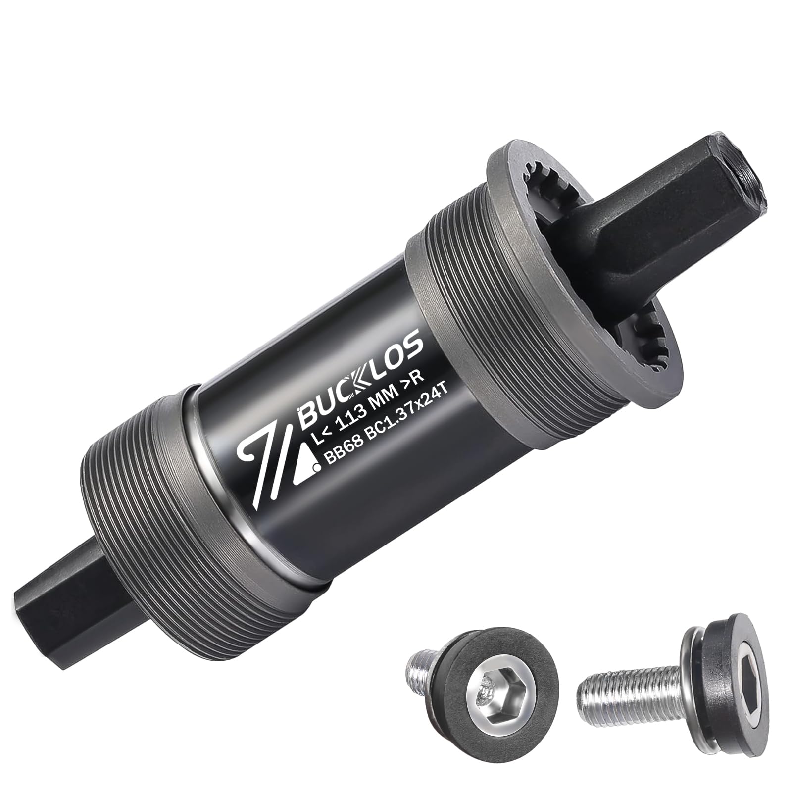 JIASHUNHE Bottom Bracket Bottom Bracket Bicycle Square Road Mountain Bike(BB68-113MM)