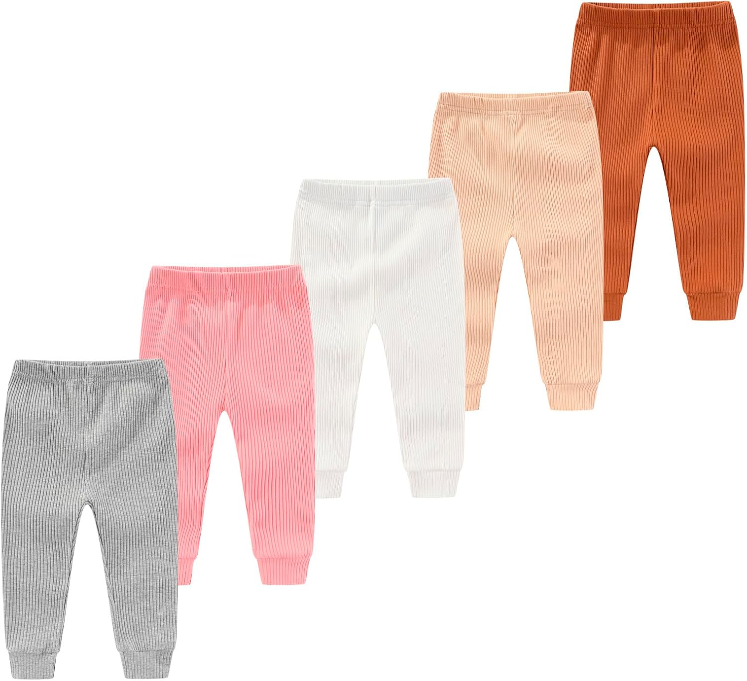 Newborn Baby Layette Gift Set 10-Piece Baby Boy Girl Short Sleeve Bodysuits with Pants Infant Outfit Essentials - Image 3