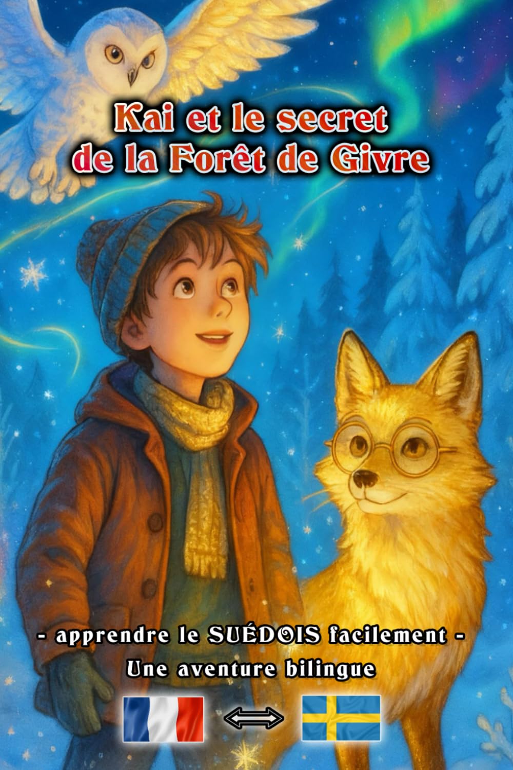 Kai et le secret de la Forêt de Givre - Livre d’aventure | apprendre le SUÉDOIS facilement | Une aventure bilingue pour petits et grands | Français - Suédois