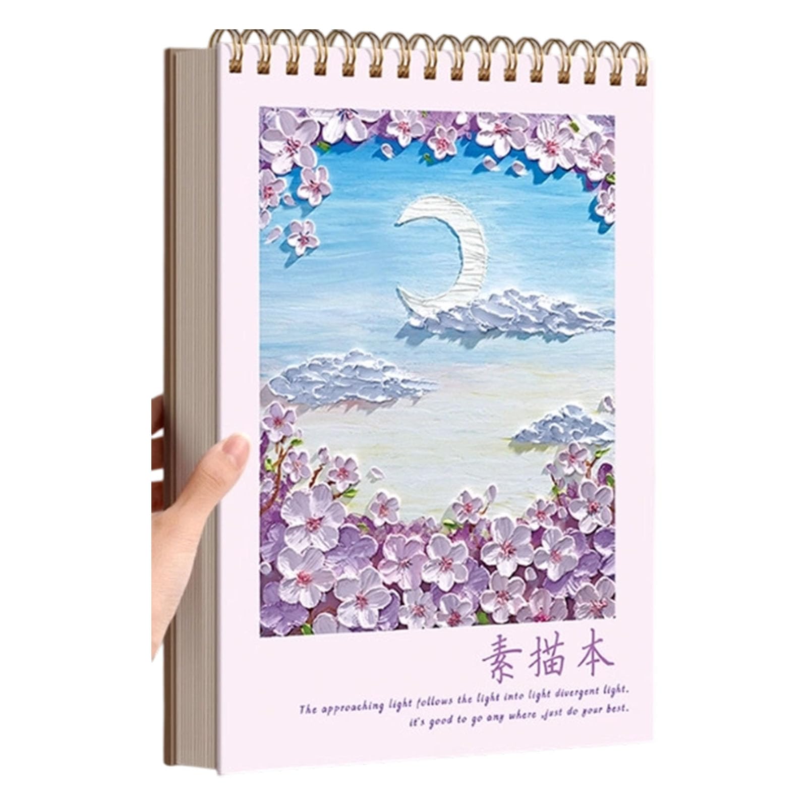 Drawing Notebook Art Journal for Creative Professional 120 Sheets Thick Paper for Pencils Markers Painting Sketch Pad