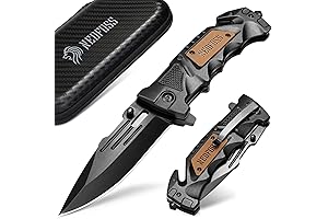 3-in-1 KBar Tactical Pocket Folding Knife DA75 - Essential Survival Tool