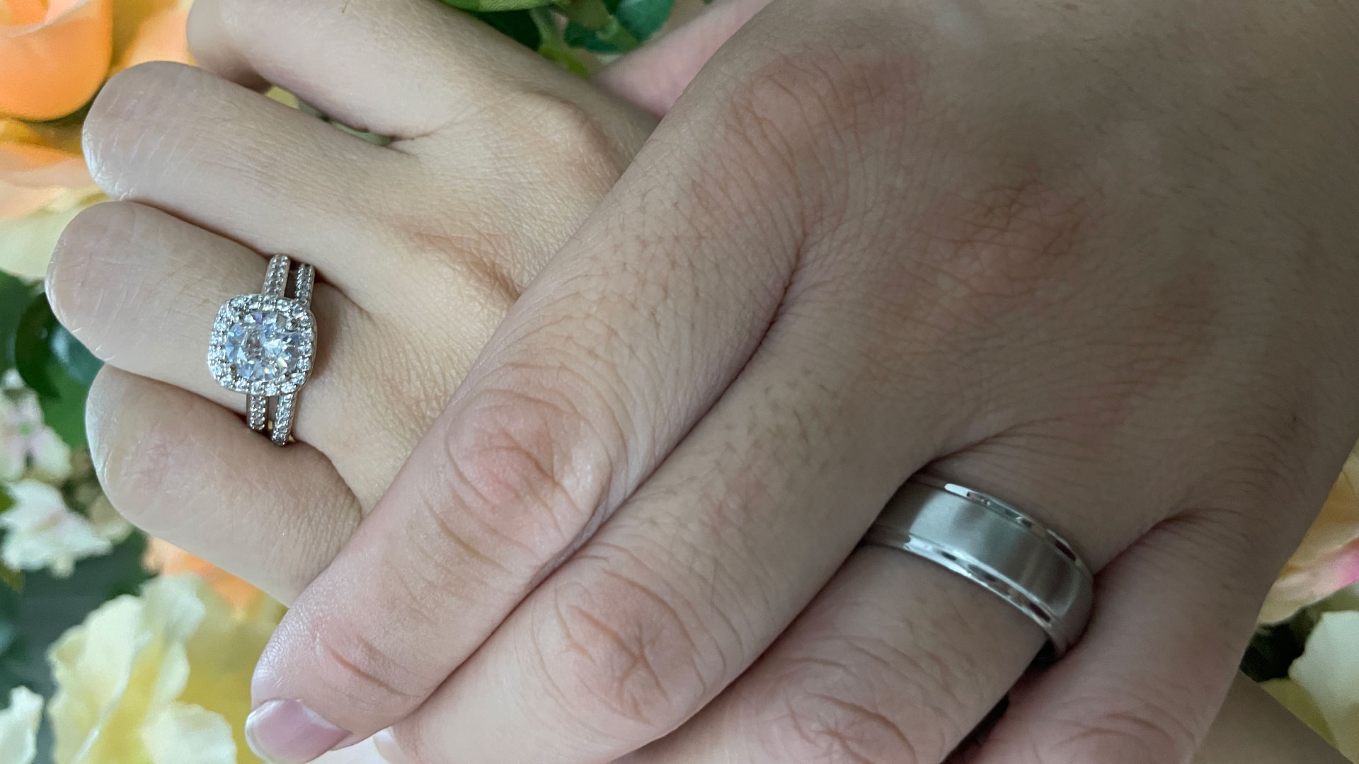Ahloe Jewelry 18k Gold Wedding Ring Sets for Him and Her Womens Ahloe Jewelry 18k Gold Wedding Ring Sets for Him and Her Womens