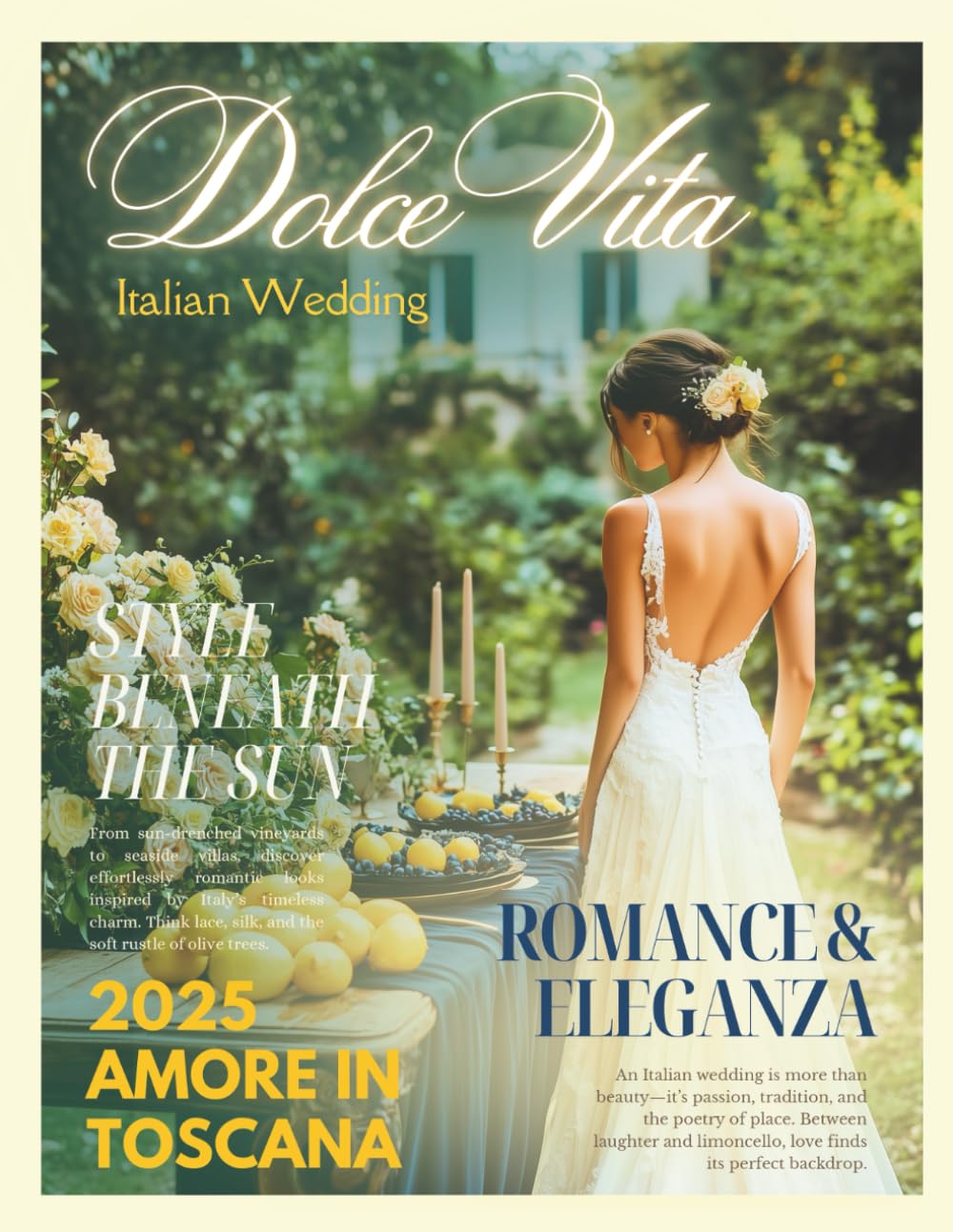 The Bride’s Dream Italian Wedding Magazine: A Bridal Lookbook of Rustic Italy Weddings — Featuring Dreamy Gowns, Tuscan Villas, and La Dolce Vita Inspiration (The Perfect Day Wedding Collection)