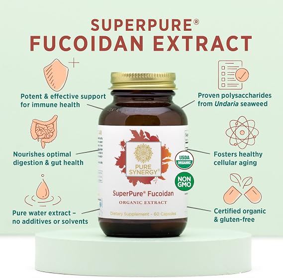 PURE SYNERGY SuperPure Fucoidan Extract (60 Capsules)
