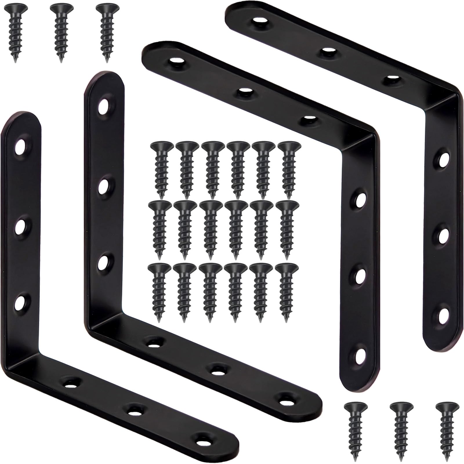 5x5" Heavy Duty Shelf Brackets?L Brackets For Shelves Fence Pergola Brackets Angle Bracket For