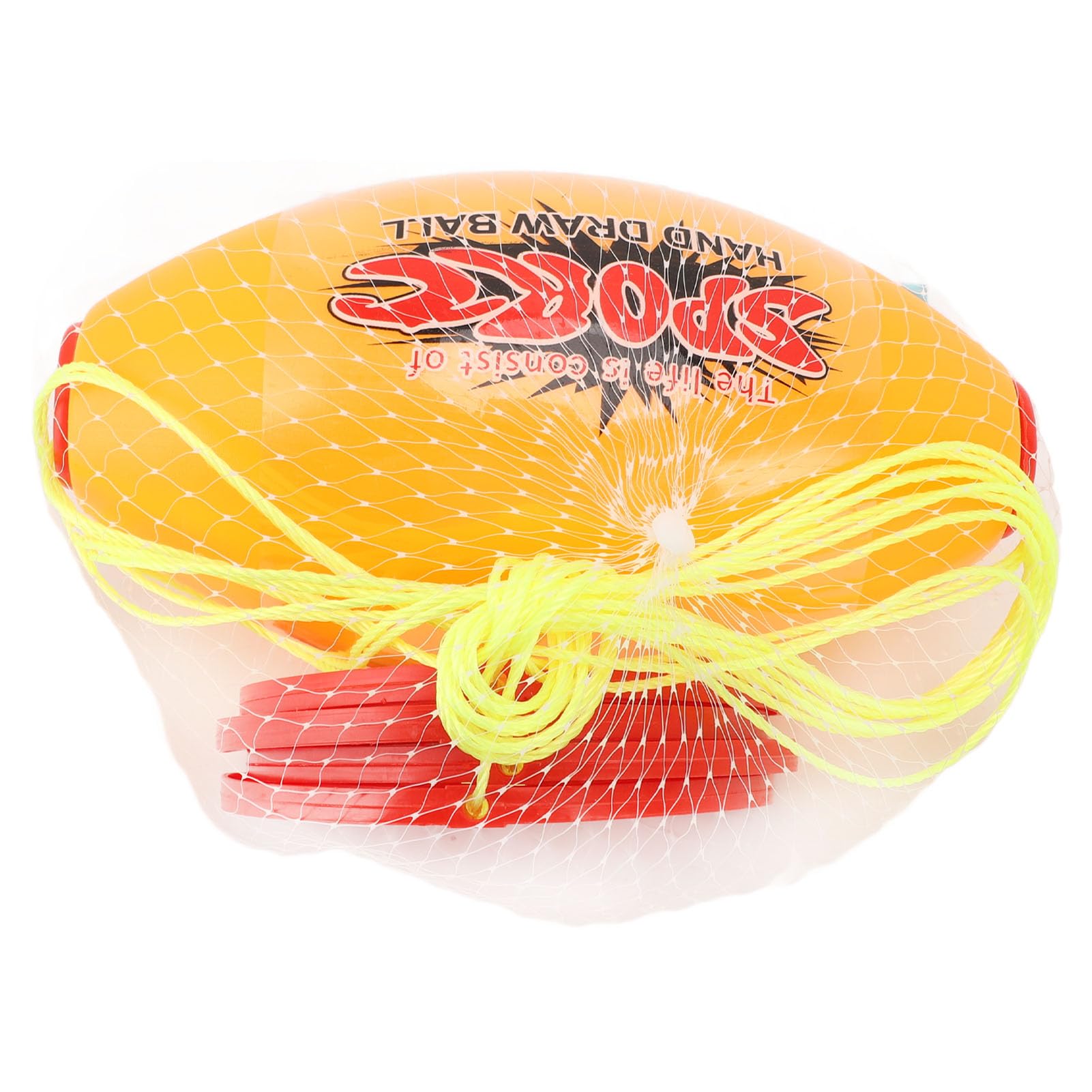 Balle de Navette à Tirer Géante – Corde Fleible + Poignée Ergonomique, Jeu Sportif Intérieur/Etérieur pour Enfants & Adultes (Style Plat)