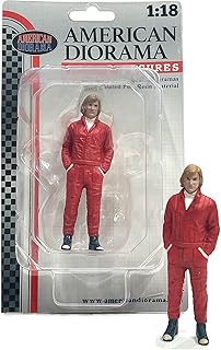 Racing Legend 1970s Theme (Figure A) for 1/18 Scale Model car Display by American Diorama AD-76351