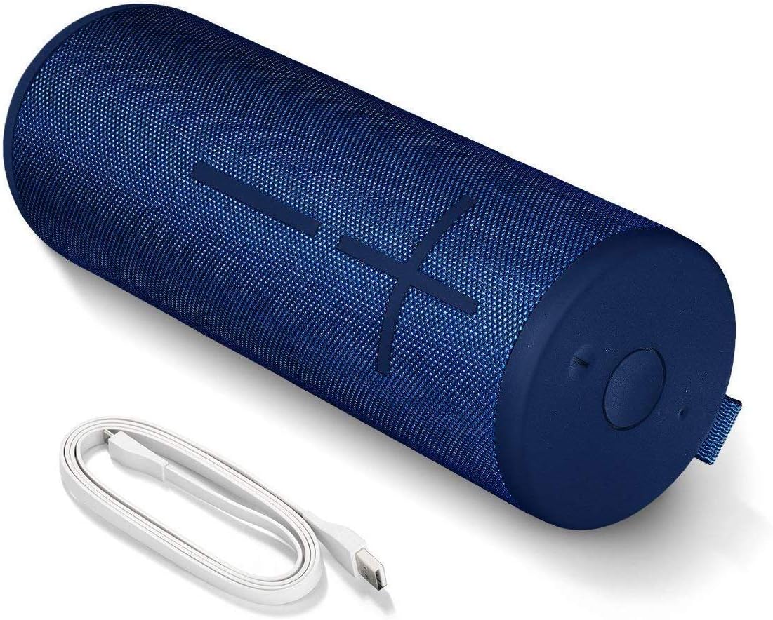 ultimate ears megaboom 3 portable bluetooth wireless waterproof speaker 2 pack lagoon bluenight black renewed