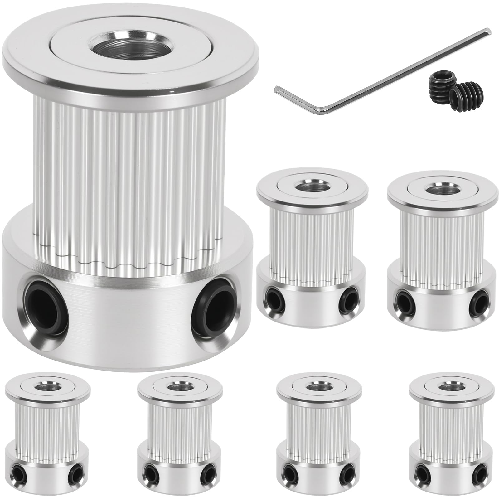 12 Pack GT2 Timing Belt Pulley 20 Teeth,8mm bore,synchronous Pulley — Amazon image 18