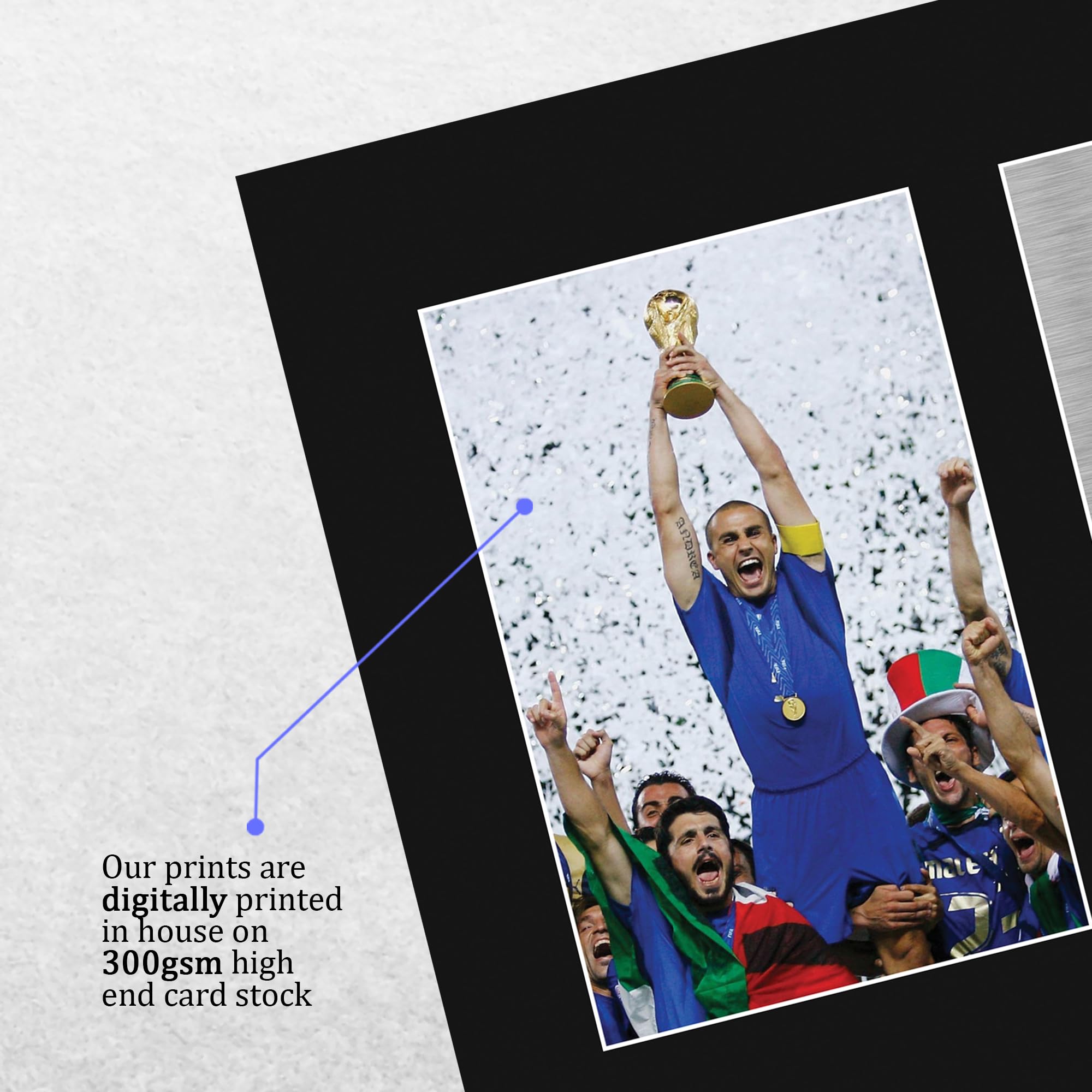 Amazon.com: HWC Trading Fabio Cannavaro Italy Gifts Printed Signed