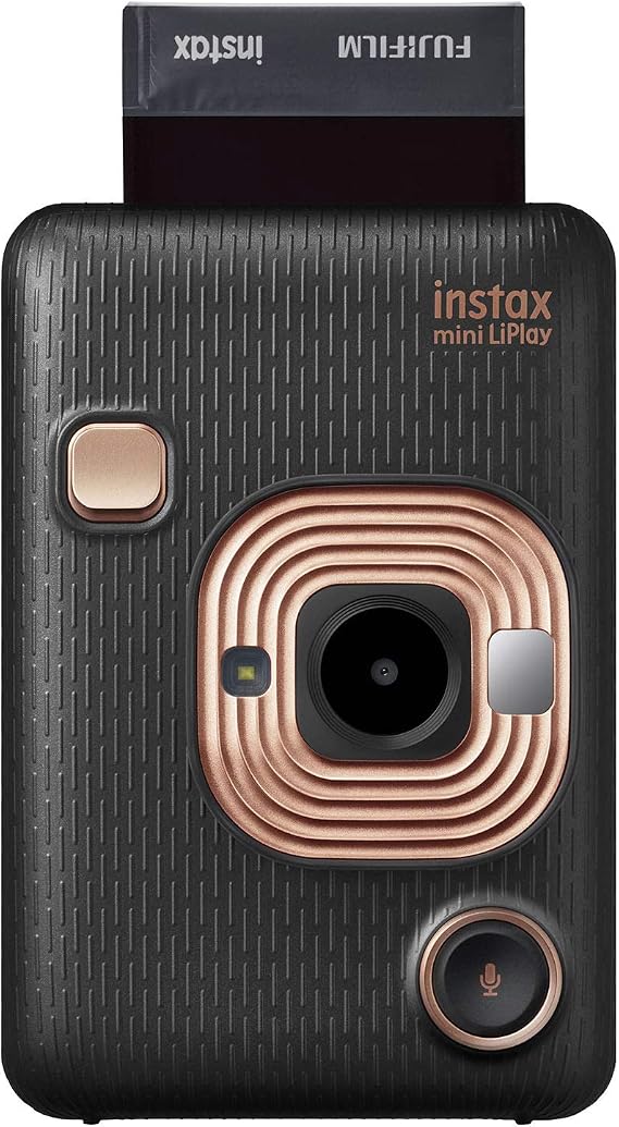 instax mini LiPlay 2-in-1 Hybrid Instant Photo Camera and Printer with 2.7 inch LCD Screen, mini Film formT,Elegant Black
