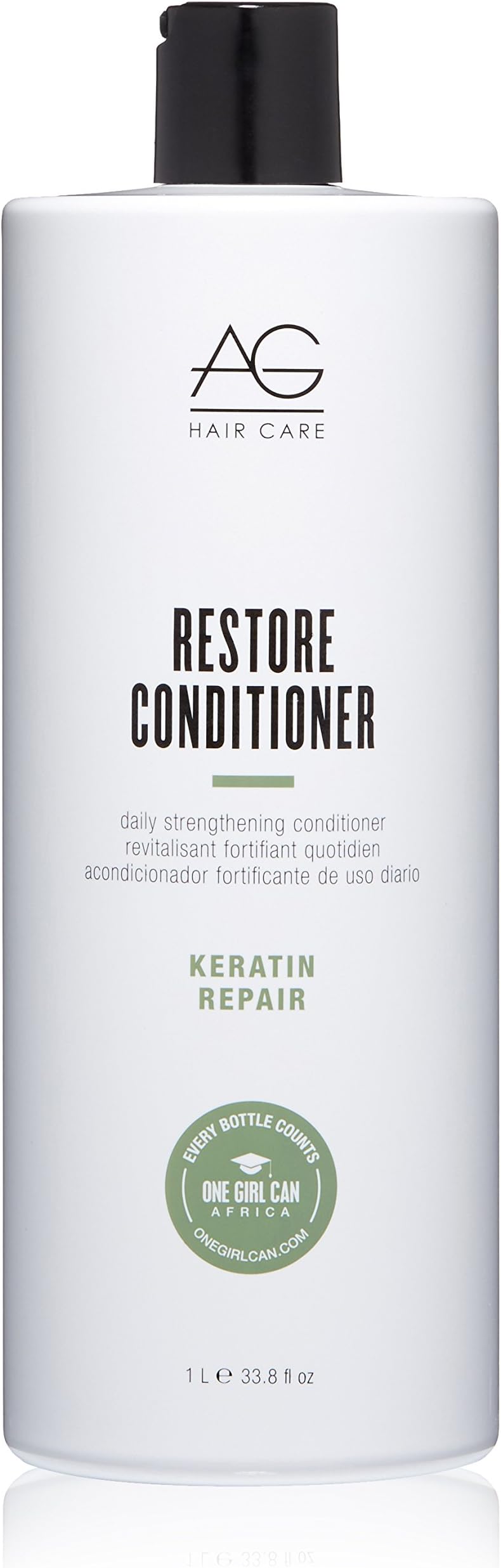 AG Care Keratin Repair Restore Conditioner, 33.8 Fl Oz